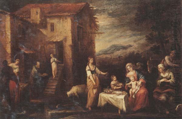 Francisco Antolinez y Sarabia The rest on the flight into egypt china oil painting image